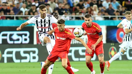 FCSB - Universitatea Cluj 1-1. Pas greșit pentru roș-albaștrii, în debutul sezonului (Video)