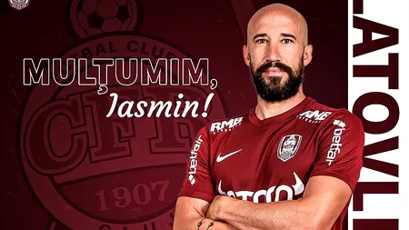 Fudașul stânga Iasmin Latovlevici a plecat de la CFR Cluj