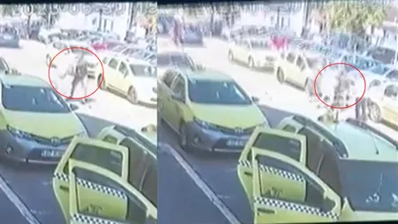 Bătaie între taximetriști pe un client! Unul i-a mușcat urechea celuilalt și a ajuns la spital!