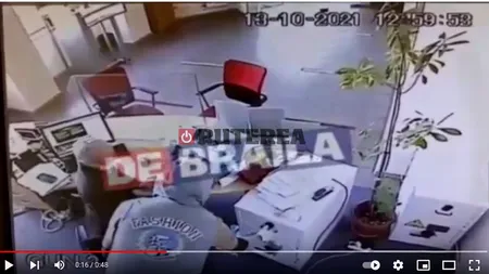 UPDATE: Jaf la o bancă din Brăila. Hoțul a fugit cu banii (video)