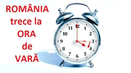 Trecerea la ora de vară: ne dăm ceasurile înainte și pe noi peste cap