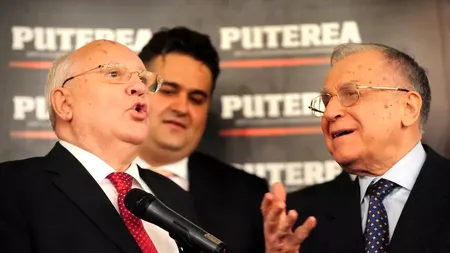 Întâlnire simbolică la București: Iliescu și Gorbaciov, față în față la lansarea ziarului PUTEREA