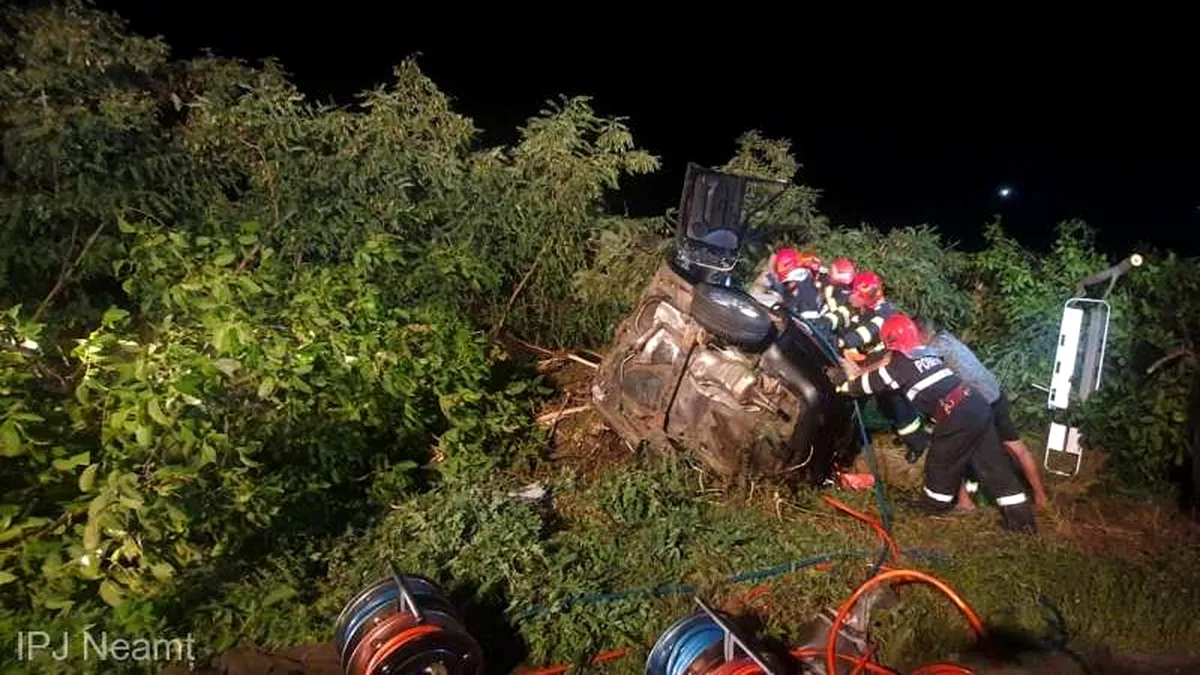Accident cu victime pe DN 15D, la Crăiești