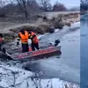 Misiune de salvare contracronometru în Olt. Doi bărbați au căzut în râu, în timp ce se aflau la pescuit (VIDEO)