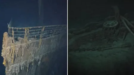 Cum arăta epava Titanicului în 1986. Imagini date publicităţii la peste un secol de la naufragiul vasului