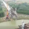 Macaraua de 700 de tone, pusă pe pauză de furtună: șantierul DEx6 Brăila-Galați, blocat de vreme