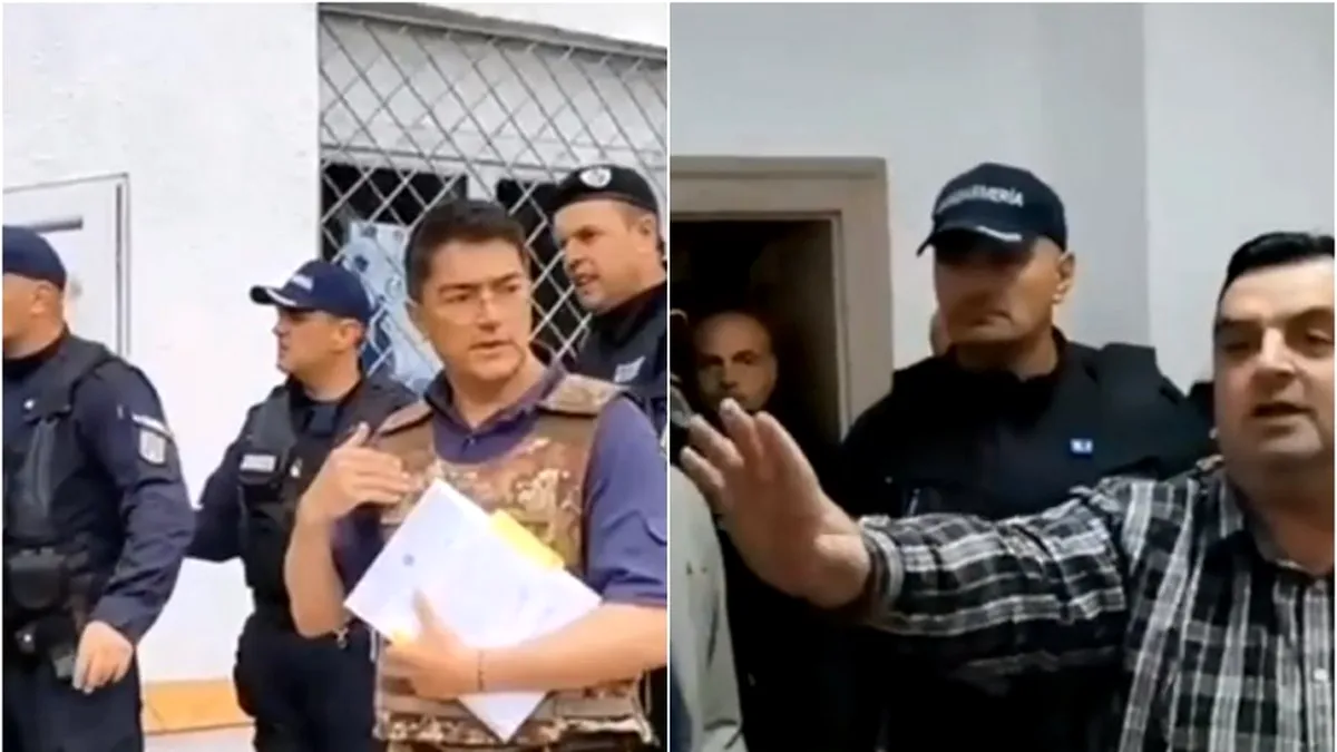 Locuitorii din Borșa s-au revoltat la sediul poliției după ce nu și-au primit pădurile