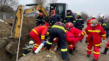 Un muncitor din Gorj a murit după ce un mal de pământ s-a prăbuşit peste el