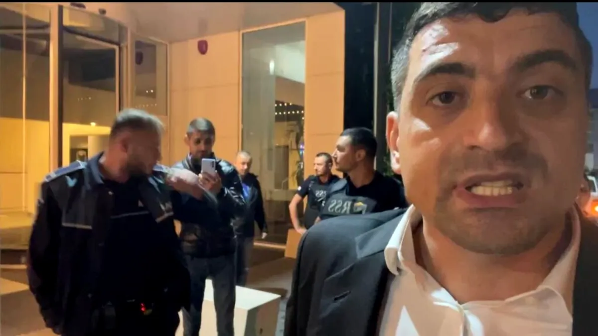 Nou scandal marca George Simion: Liderul AUR, scos de poliție din curtea Digi24