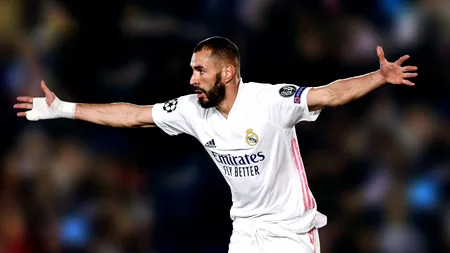 Karim Benzema a ajuns la 299 de goluri marcate pentru Real Madrid