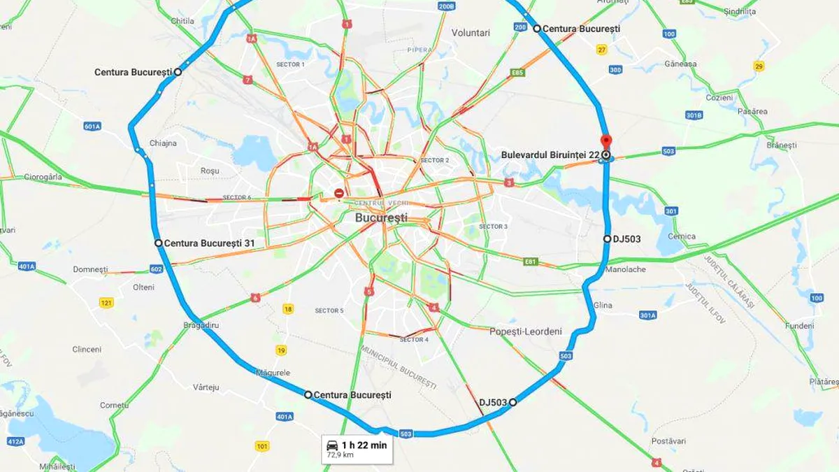 În fiecare noapte: Timp de patru zile, pe Șoseaua de Centură a Bucureștiului se lucrează