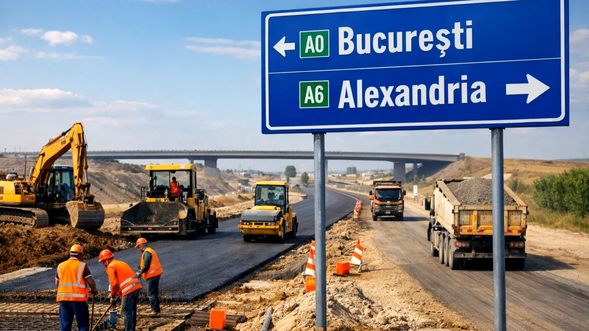 Autostrada București-Alexandria primește acordul de mediu. Proiectul poate continua