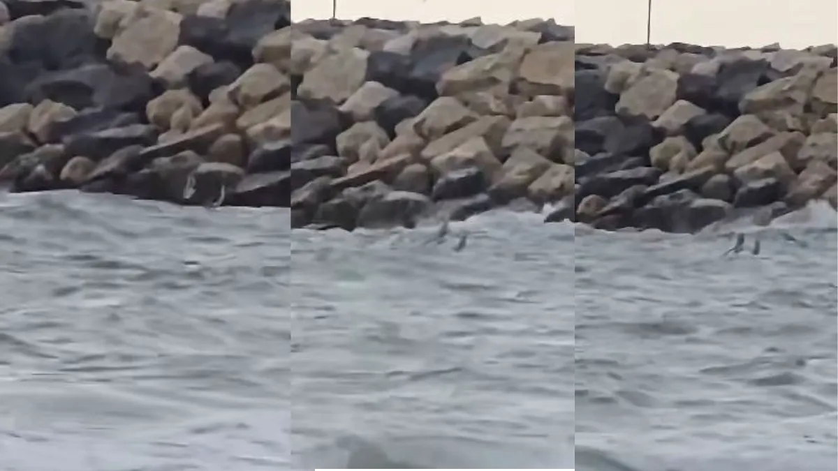 Panică pe litoral. Un obiect care seamănă cu o dronă, filmat în mare la Costinești