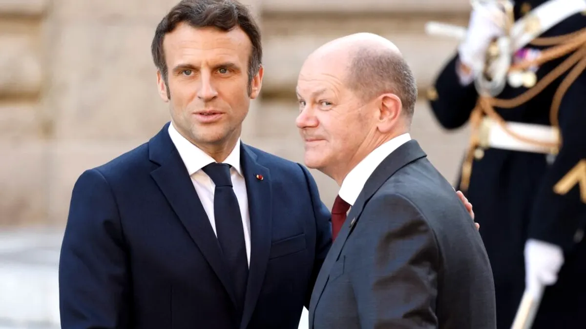 Macron şi Scholz se coordonează în privinţa războiului din Ucraina