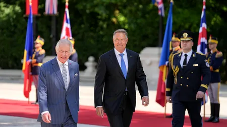 Regele Charles, la Cotroceni. A început discursul în română și a citat din Eminescu