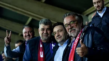 Marcel Ciolacu, fericit în tribunele stadionului Gloria Buzău: ”Bravo, băieți! Suntem cu toții mândri de voi!”