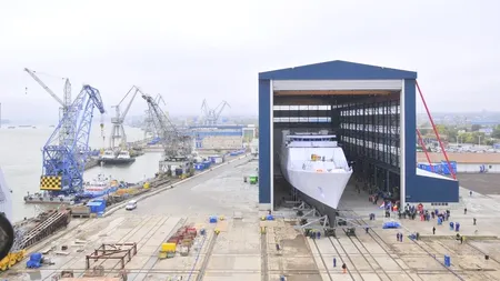 La Șantierul Naval Galați, investiții de 28 milioane euro în hala de asamblare a corpurilor de navă