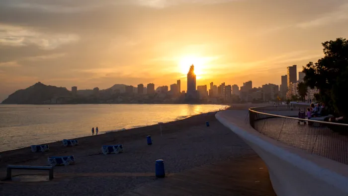 Benidorm la apus