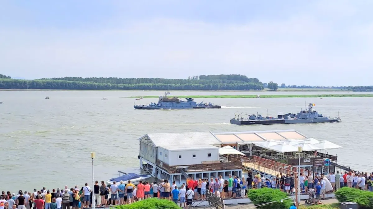 „Ziua Marinei”, sărbătoarea tradițională a Galațiului, celebrată cazon, fără entuziasmul de altă dată