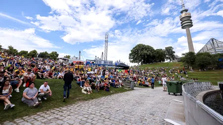 Artiștii români fac senzație înainte de meciul cu Olanda. Spectacol în Fan Zone-ul din München