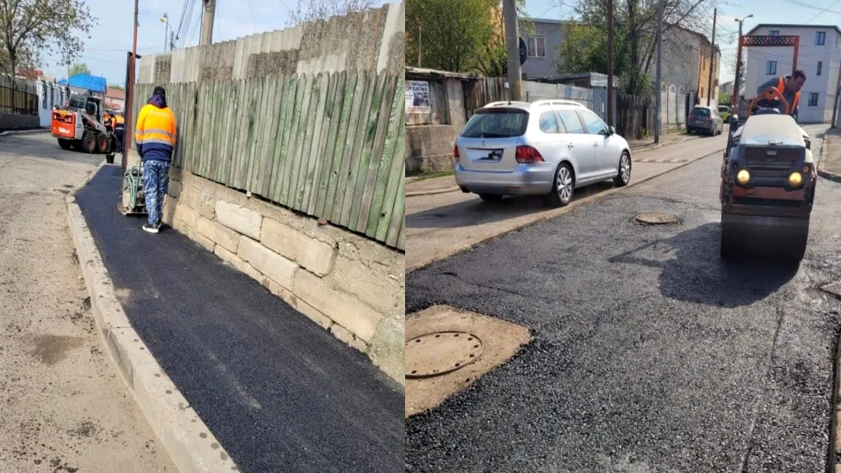 Străzi cu „upgrade”: Piatra Șoimului, Omătului și Gardeniei au scăpat de gropi și au intrat în era confortului