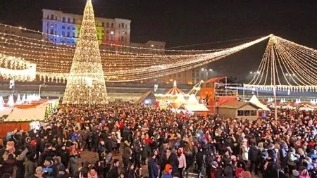 Bătaie între părinți la Târgul de Crăciun din Piaţa Constituţiei