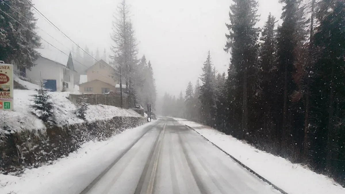 Atenție, turiști! Se anunță viscol în zonele montane, în zilele următoare
