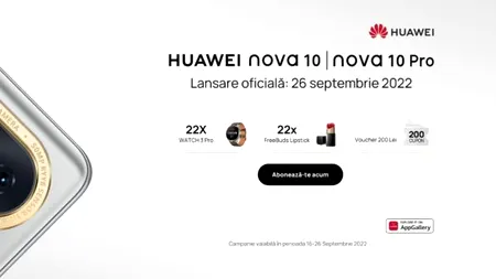 Huawei sărbătorește lansarea noilor smartphone-uri din seria nova cu premii surprinzătoare și reduceri avantajoase