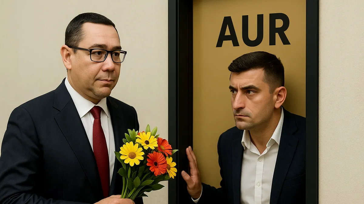 AUR îi trântește ușa-n nas lui Ponta, deși el s-a lipit „trup și suflet” de suveraniști