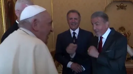 „Rocky” l-a „provocat” la un meci de box pe Papa Francisc
