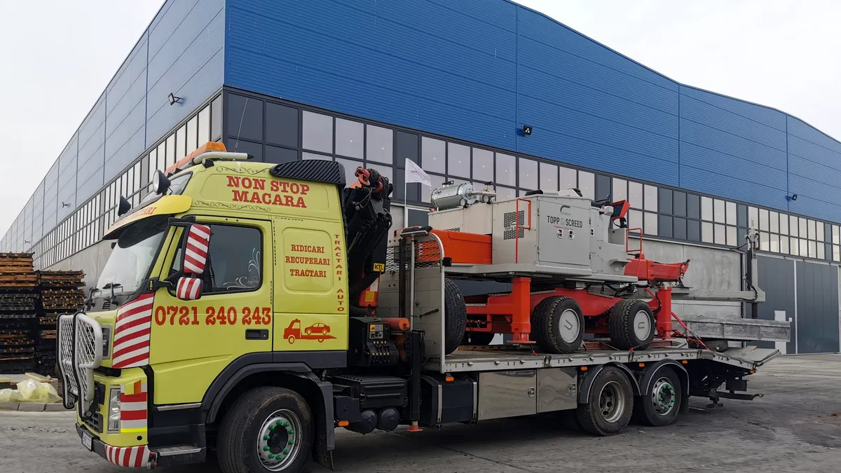 Inchiriere camion cu macara prin Cris Power Logistic SRL Bucuresti