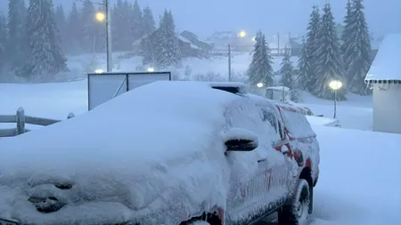 Ce amendă riscă șoferii care circulă cu maşina acoperită de zăpadă