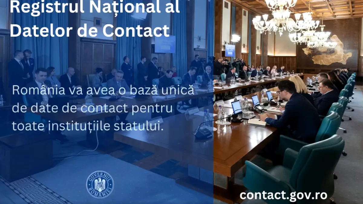 România va avea o bază unică de date de contact pentru toate instituțiile statului