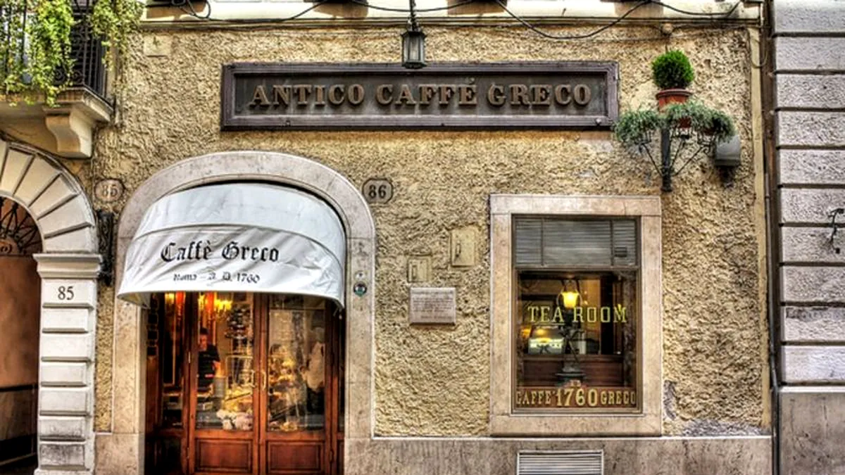 Roma pierde o legendă: celebra „Antico Caffè Greco” și-a închis porțile după 265 de ani de istorie