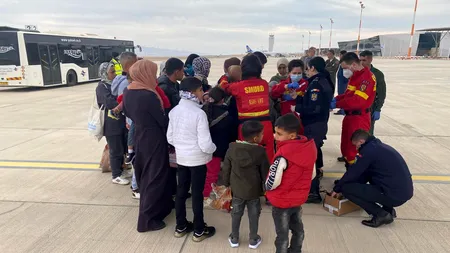Misiune umanitară: 12 copii bolnavi din Gaza, aduși în România