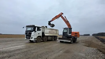 Retter nu slăbește ritmul pe lotul 1 al A0 Nord. În ce stadiu a ajuns cu lucrările (VIDEO)
