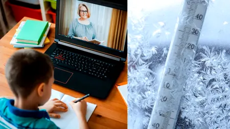 Gerul mută școala online: 3.000 de elevi afectați în opt județe. În alte trei, cursurile sunt suspendate