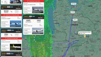Panică pe cerul Lituaniei: Aeroportul din Vilnius, închis după apariția unor baloane misterioase