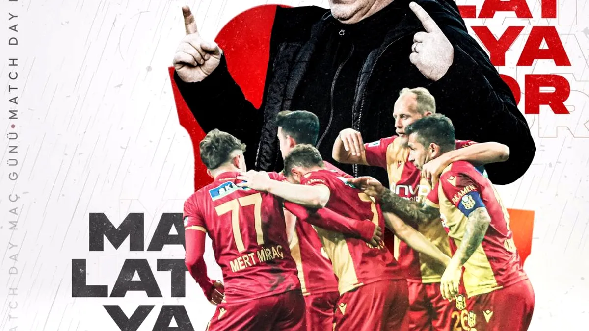 Marius Șumudică a făcut show după un gol marcat de echipa sa. Yeni Malatyaspor, egalată în final (Video)