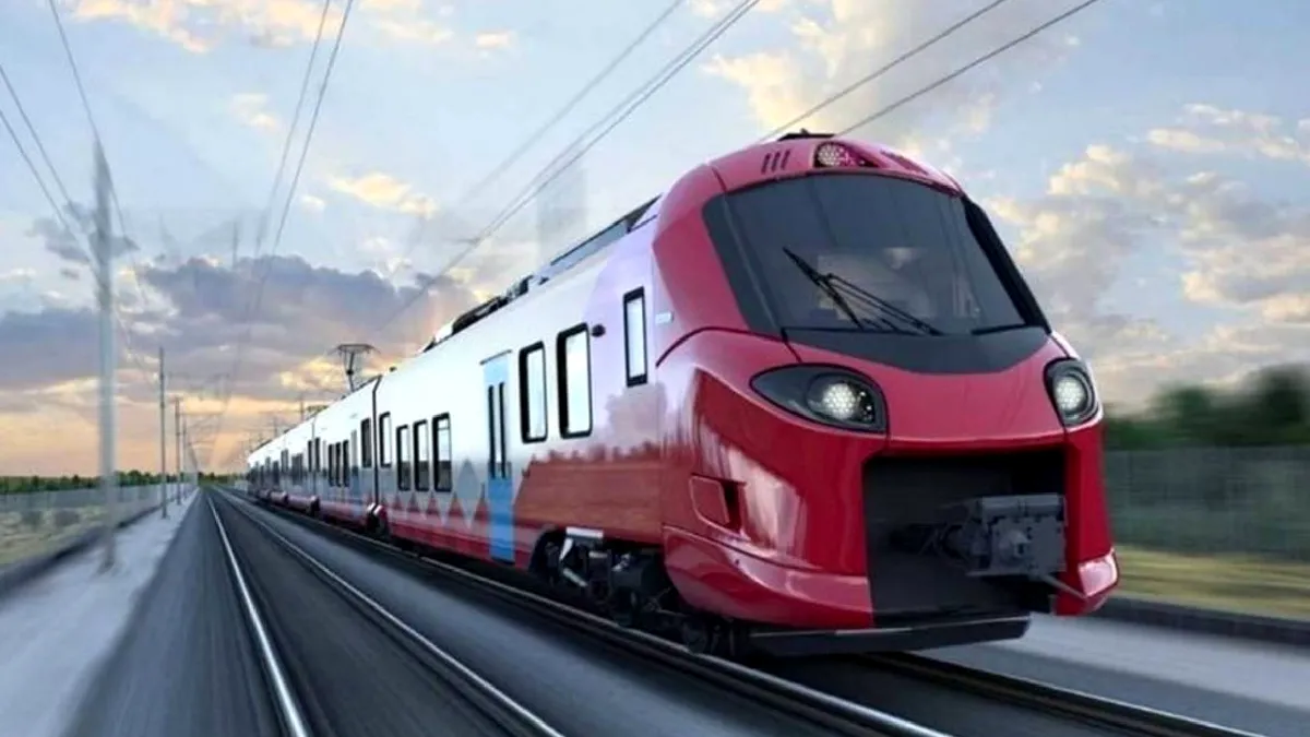 Primul tren electric a ajuns în Gara de Nord din București