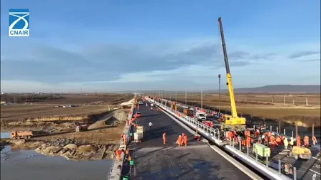Umbrărescu accelerează lucrările: 50 km. noi pe Autostrada Moldovei înainte de Revelion