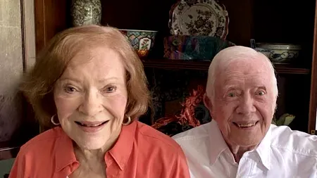 Emoționant: Fostul președinte SUA Jimmy Carter şi soţia au sărbătorit nunta de diamant!