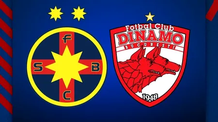 Cine va arbitra derby-ul FCSB - Dinamo, din Superliga României