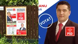 Primarul PSD din Poșta Câlnău acuzat de afișaj electoral ilegal