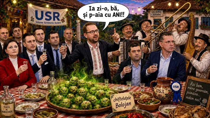 Toxiinfecție politică la bufetul integrității. USR îl reconfirmă unanim pe Fritz și declară realitatea „profund disproporționată”