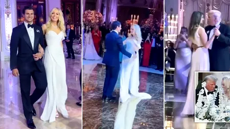 Donald Trump socru mic. Imagini de la nunta fiicei sale Tiffany (VIDEO)