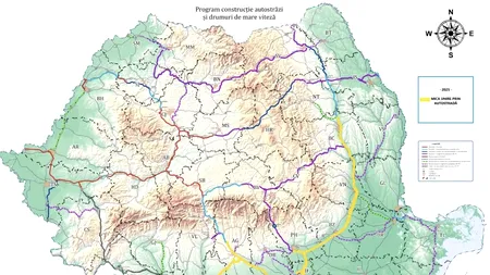 Pe ce drumuri de mare viteză se va putea circula neîntrerupt până la finele anului. Sunt peste 1.500 de kilometri!