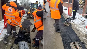 Lucrări pe strada Conea din Sectorul 5 al Capitalei