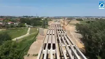 Vești bune de pe lotul 4 al A0 Nord! Umbrărescu și-a întins grinzile spre lacul Cernica (VIDEO)