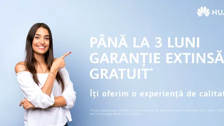 Huawei lansează garanția extinsă și servicii door-to-door pentru dispozitivele personale